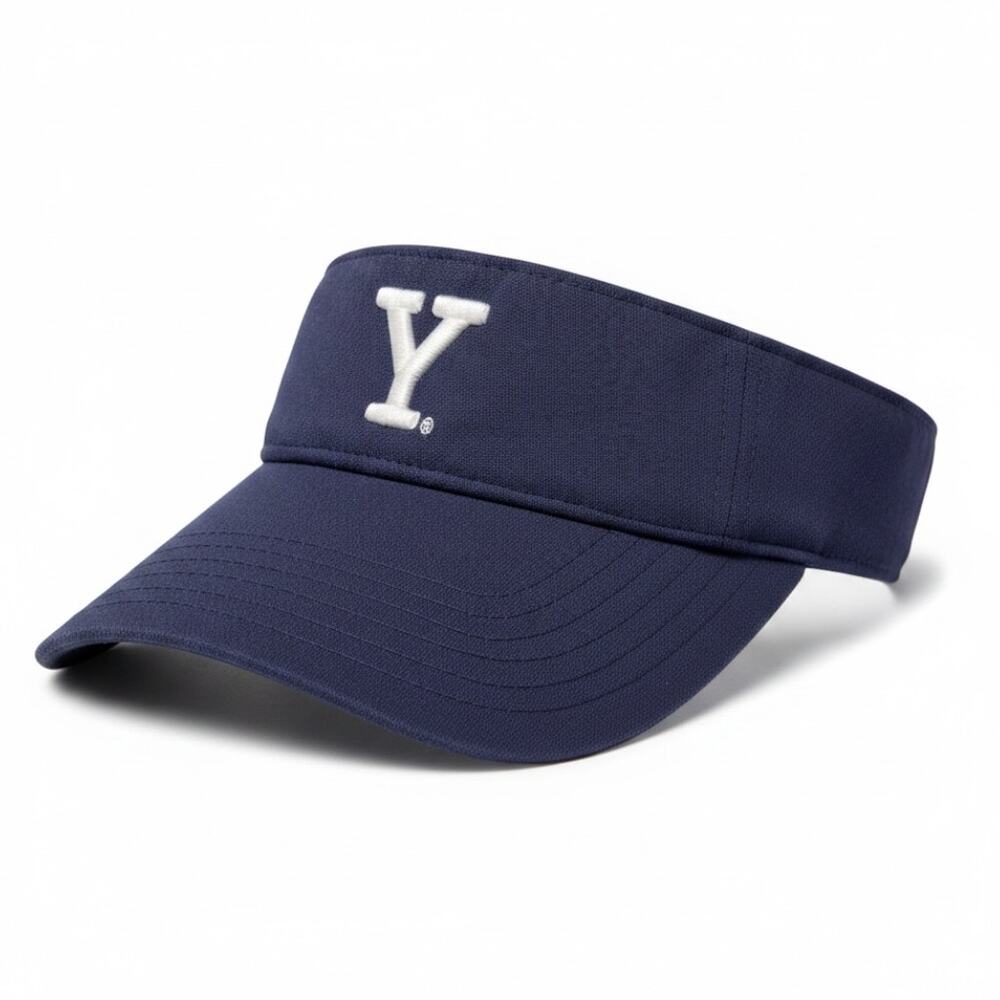 Yale Bulldogs Under Armour NCAA Navy Blue Unisex OS Sun Visor Athletic Golf